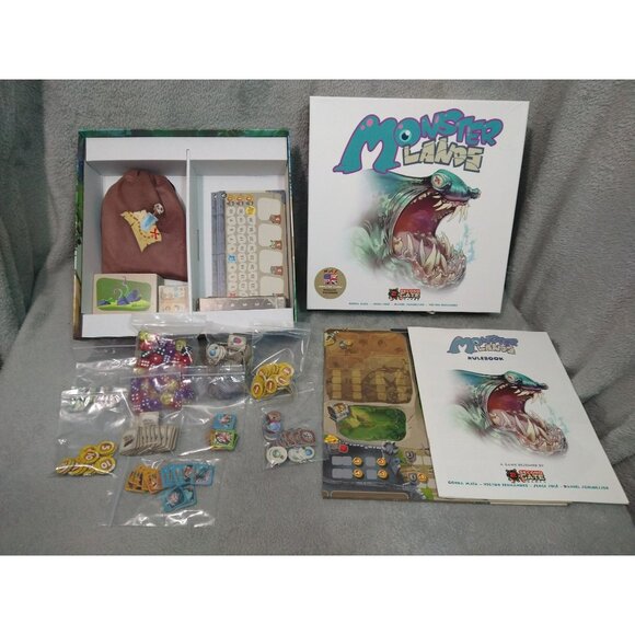 Second Gate Games Other - Monster Lands Board Game Second Gate 2018 Kickstarter Complete
